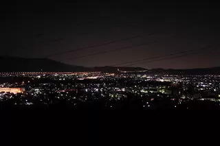南足柄小田原道路の夜景