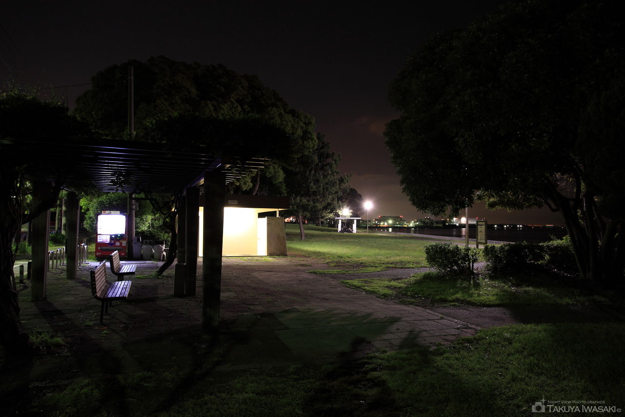 城南島海浜公園の夜景スポット写真（3）