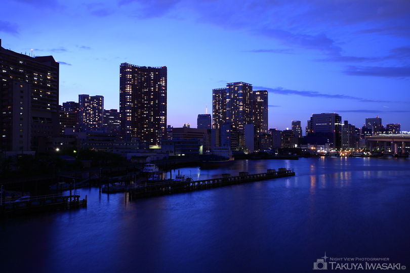港南大橋の夜景スポット写真（2）