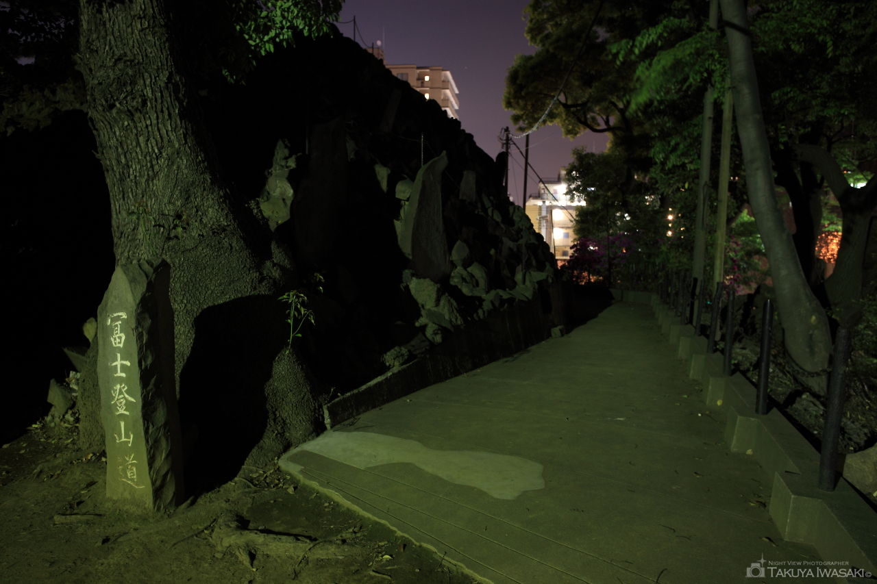 品川神社の夜景スポット写真（3）