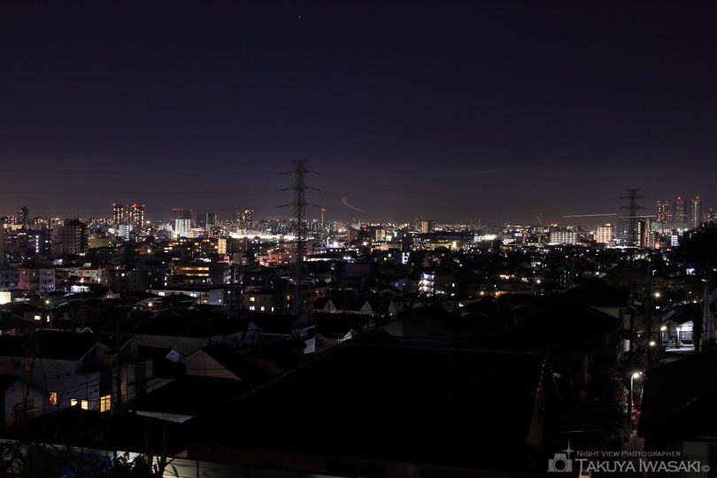 井田伊勢台公園の夜景スポット写真（3）