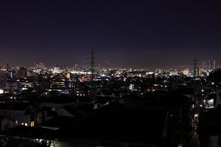 井田伊勢台公園の夜景スポット写真（3）class=