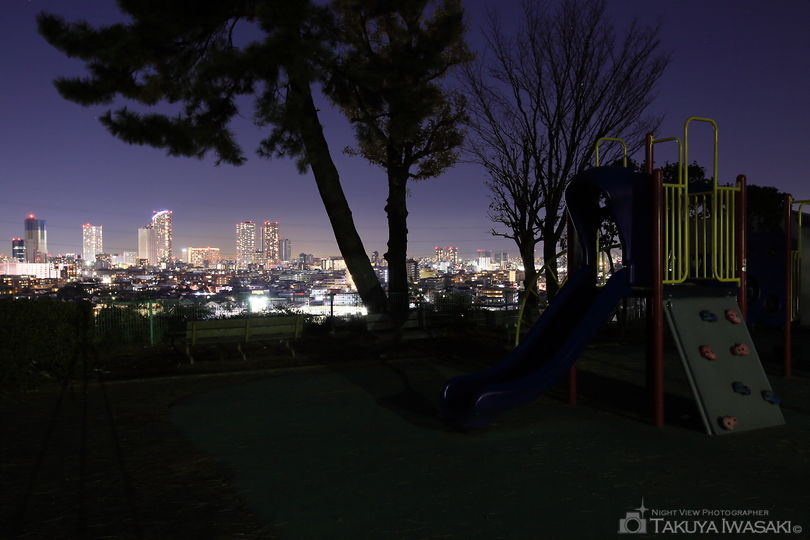 井田伊勢台公園の夜景スポット写真（4）