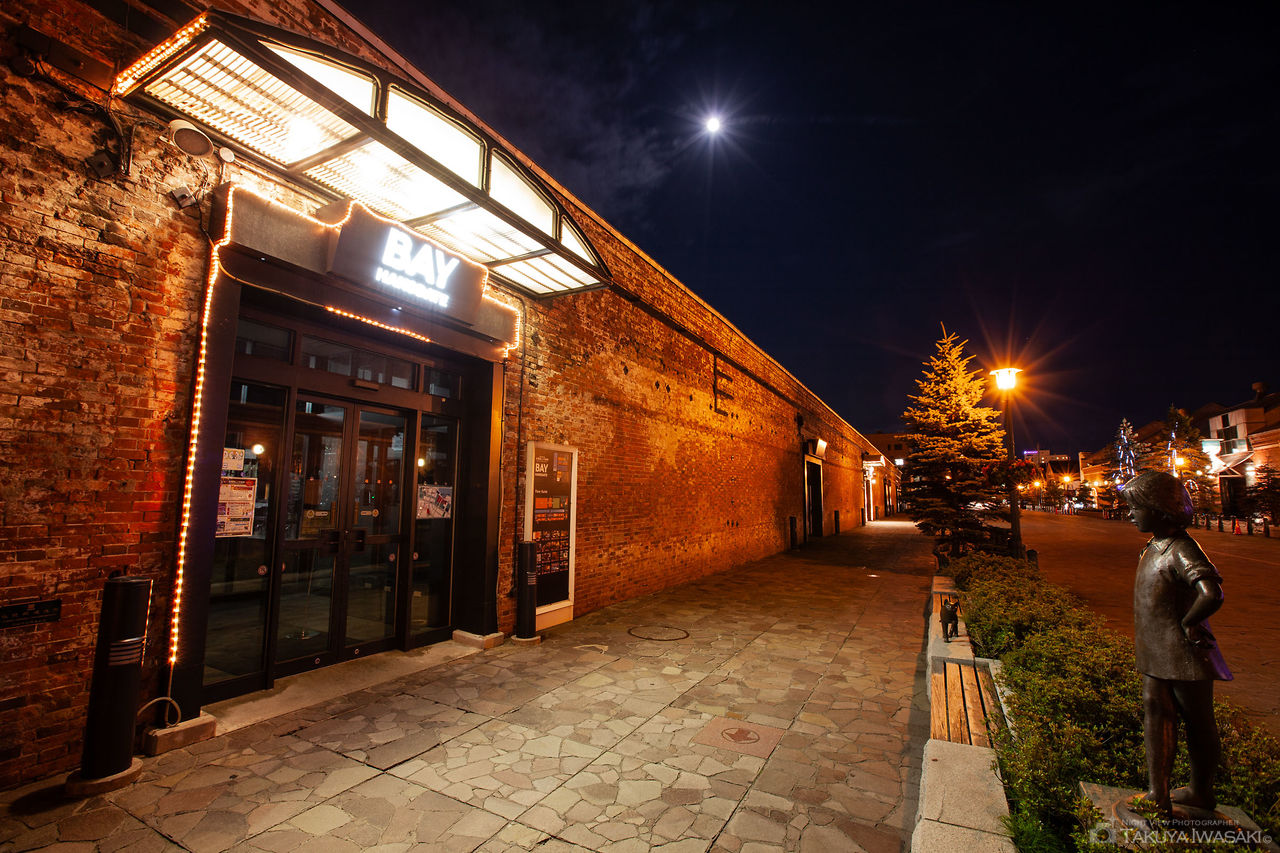 金森赤レンガ倉庫の夜景スポット写真（3）