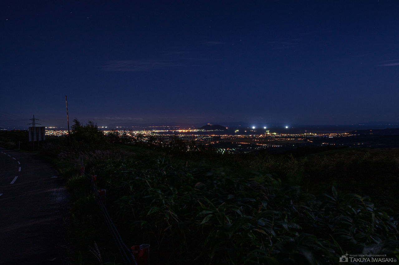 きじひき高原の夜景スポット写真（1）