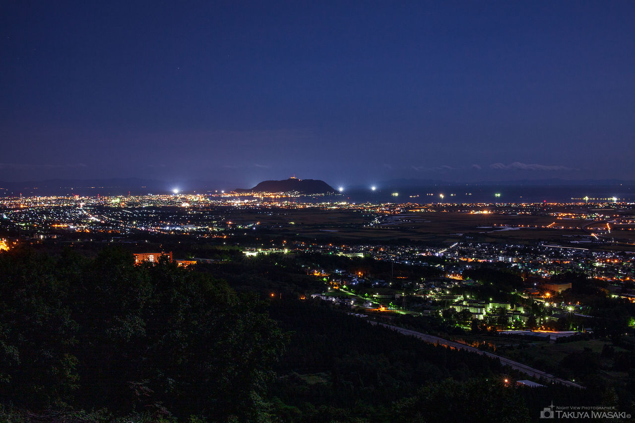城岱スカイラインの夜景スポット写真（1）