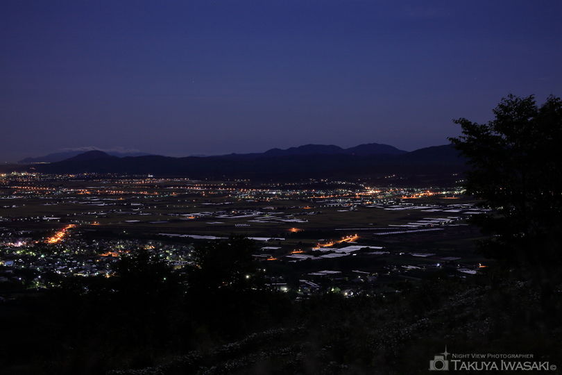 城岱スカイラインの夜景スポット写真（2）