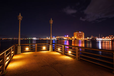 東浜桟橋の夜景スポット写真（4）class=