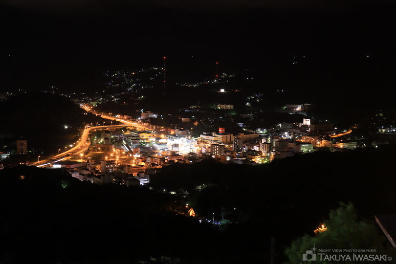 測量山展望台の夜景スポット写真（6）