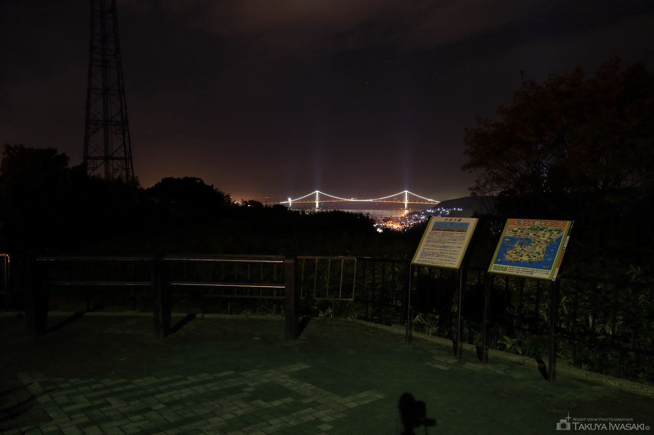 八丁平展望台の夜景スポット写真（3）