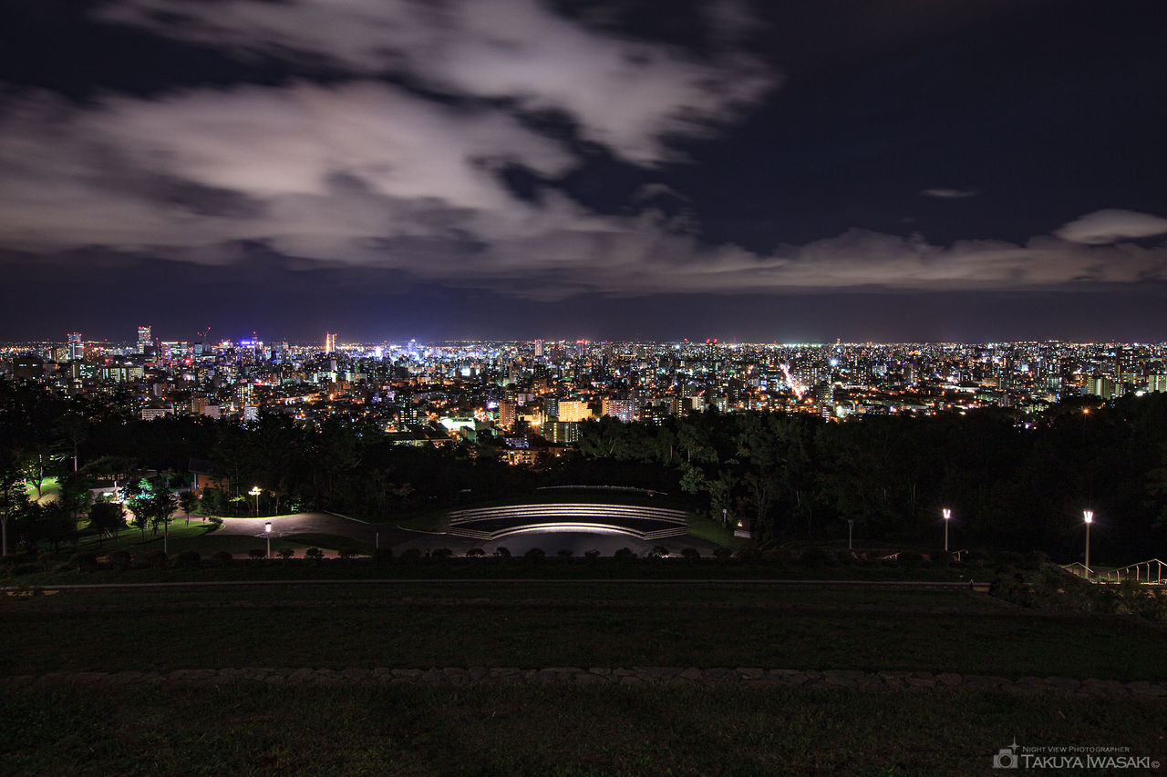 旭山記念公園の夜景スポット写真（1）
