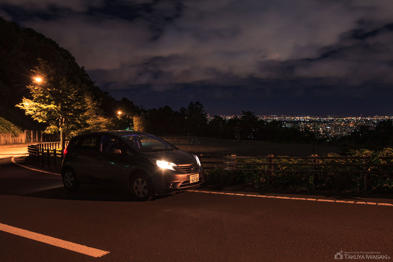 大倉山駐車場付近の夜景スポット写真（3）