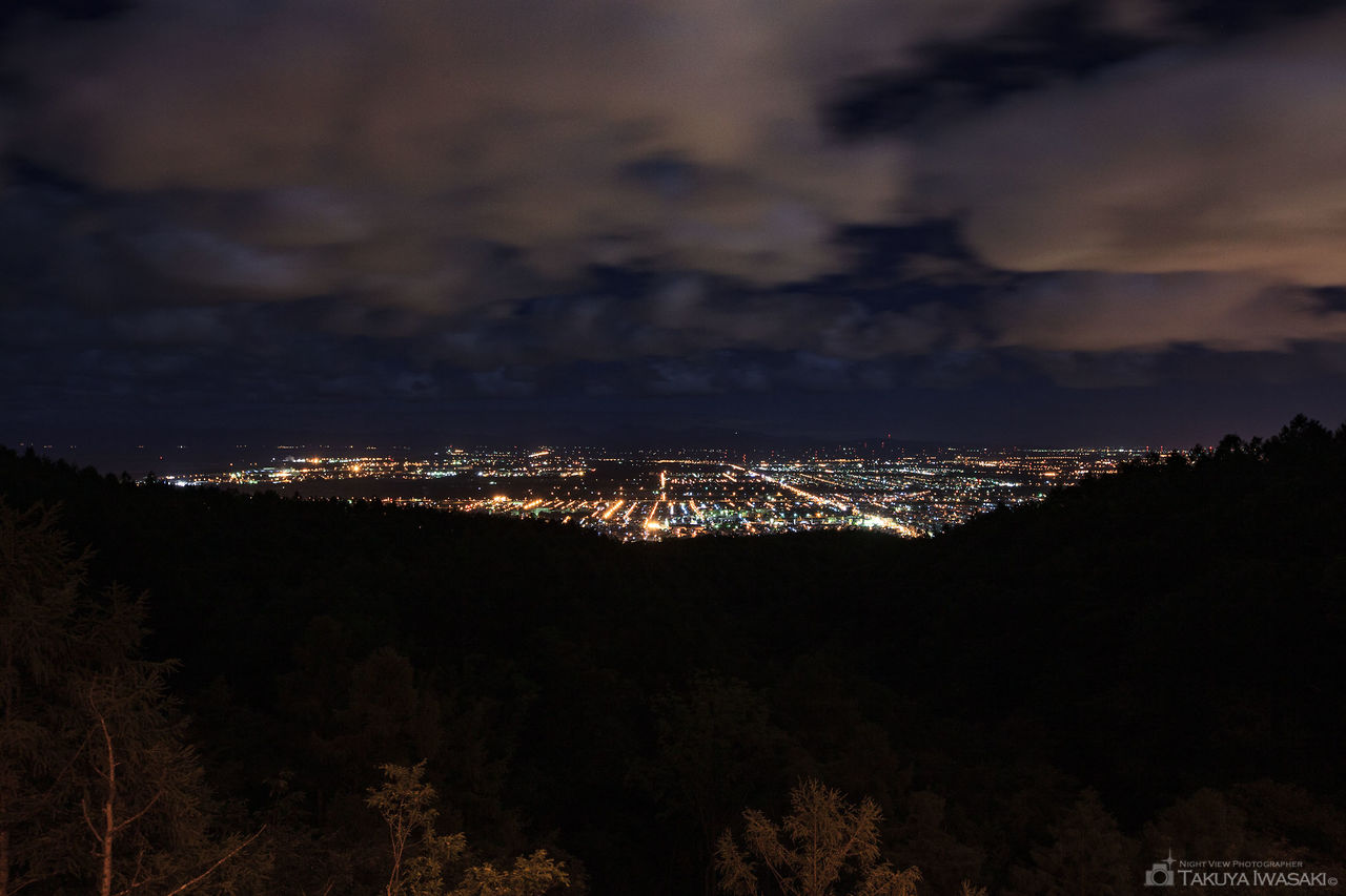 手稲橋の夜景スポット写真（1）