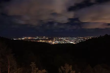 手稲橋の夜景