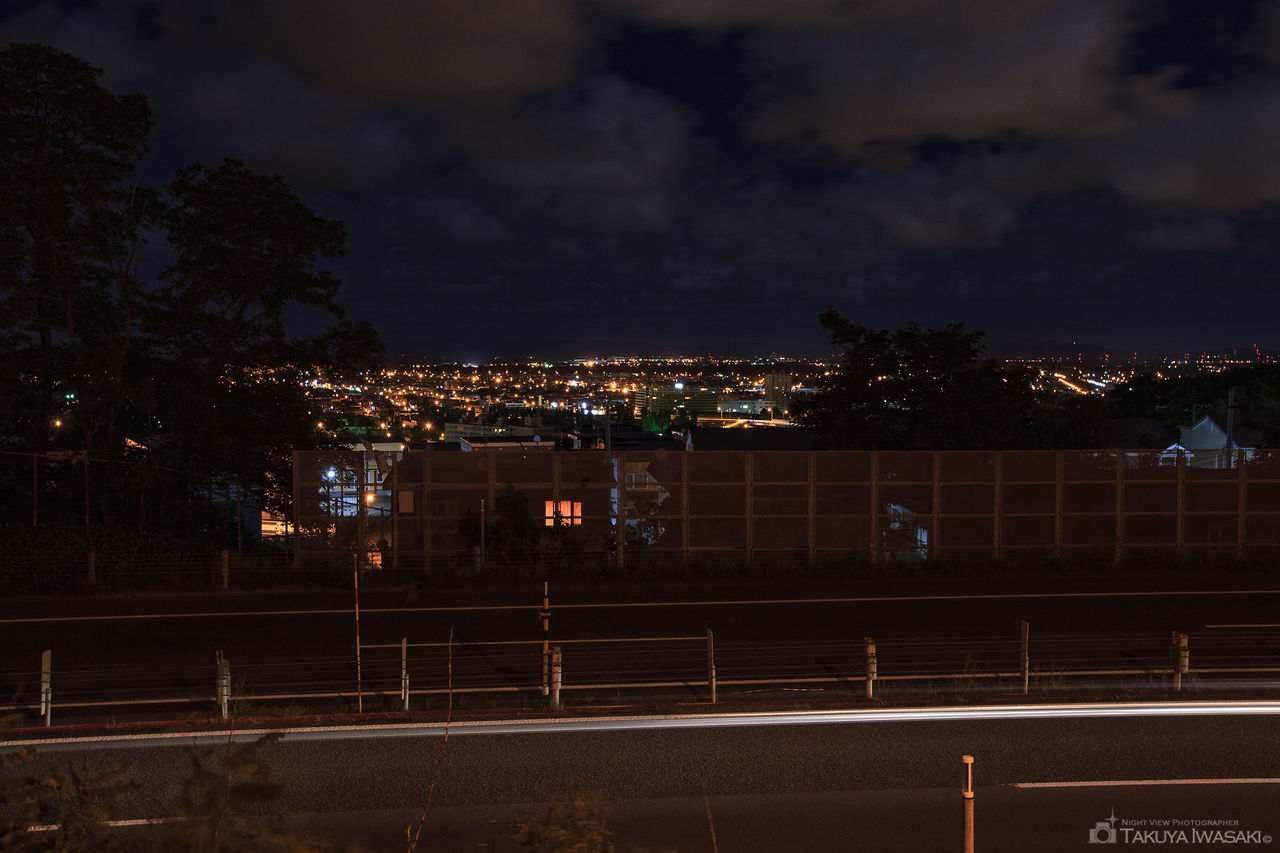 稲雲高校付近の夜景スポット写真（1）