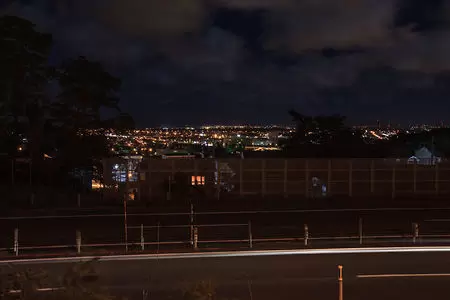 稲雲高校付近の夜景