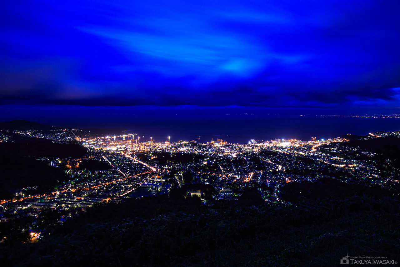 天狗山の夜景スポット写真（1）