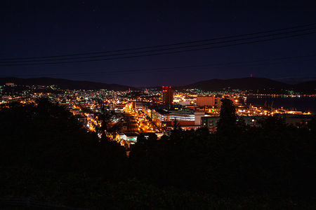 小樽市内の夜景