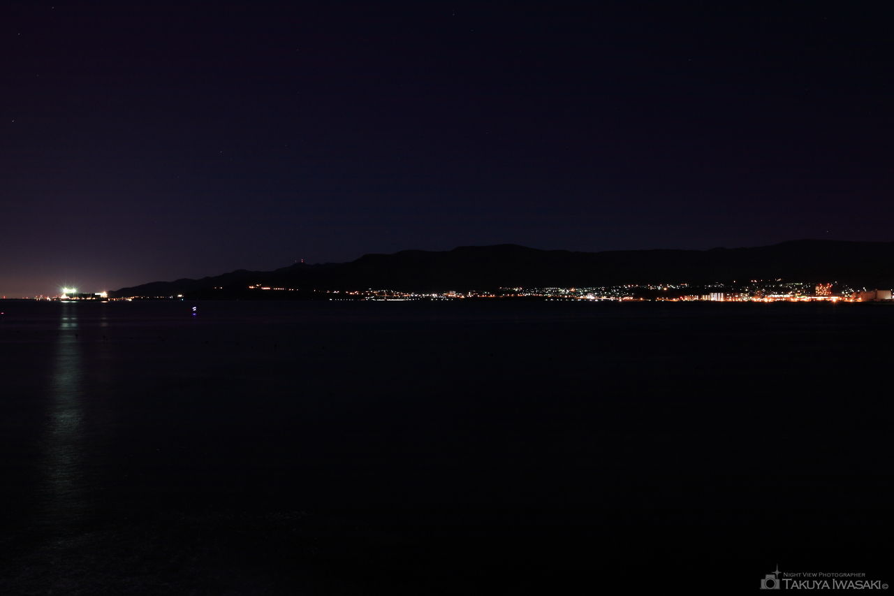 旧高島トンネル前の夜景スポット写真（1）