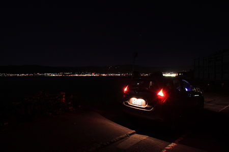 旧高島トンネル前の夜景スポット写真（2）class=