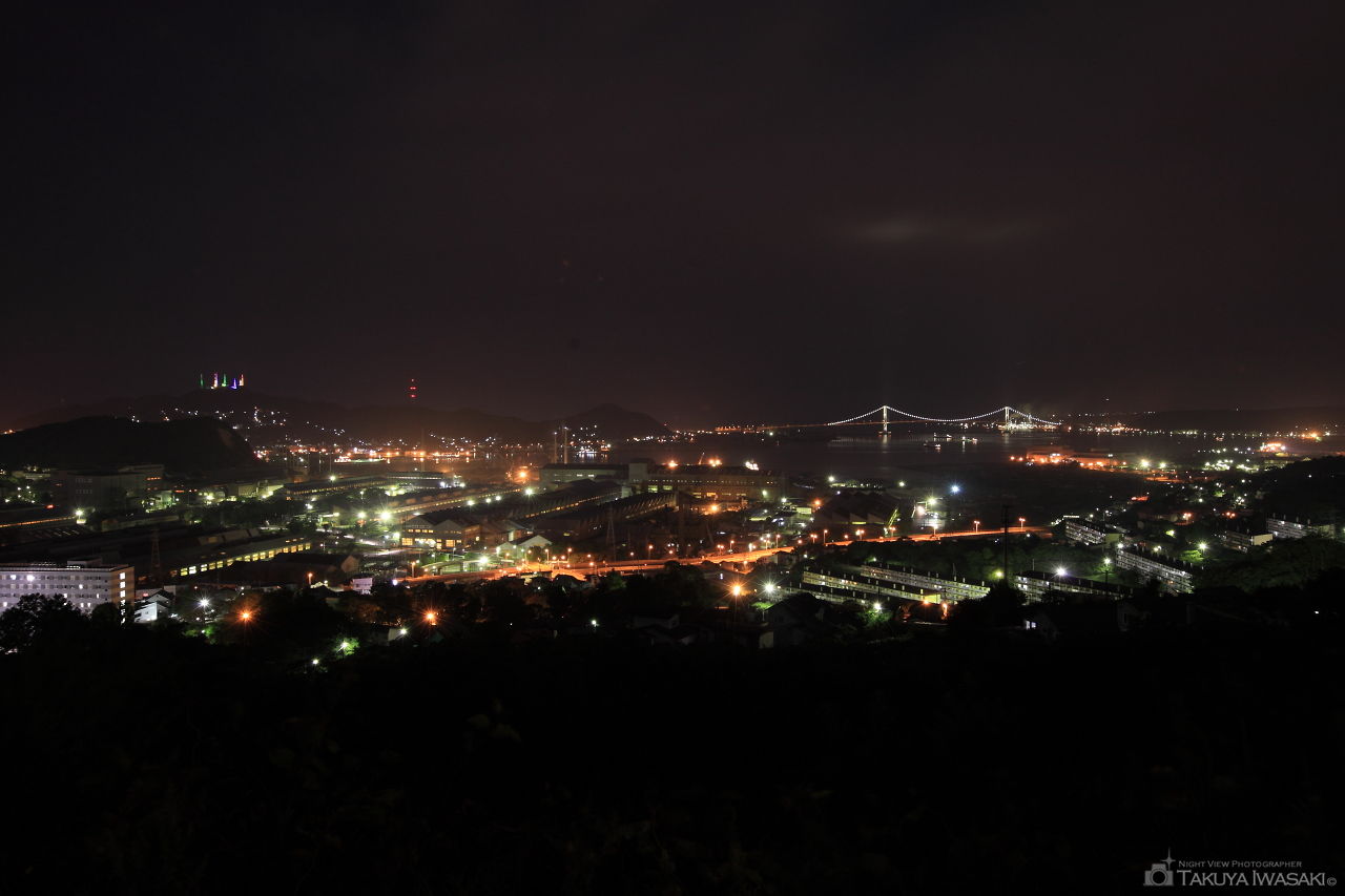 御前水町の夜景スポット写真（1）
