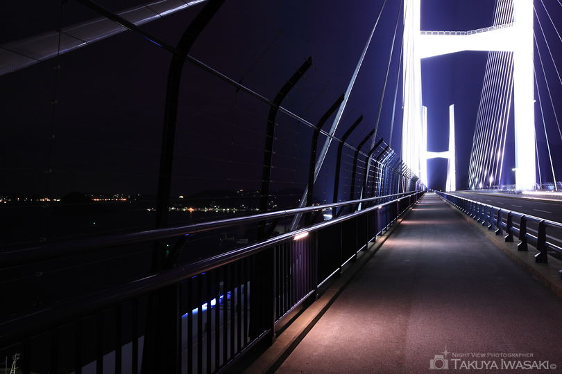 女神大橋の夜景スポット写真（3）