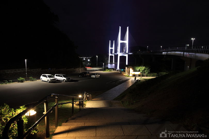 女神大橋の夜景スポット写真（4）