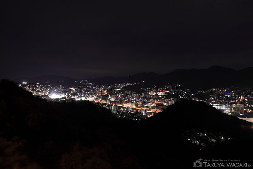 稲佐山登山道路の夜景スポット写真（2）