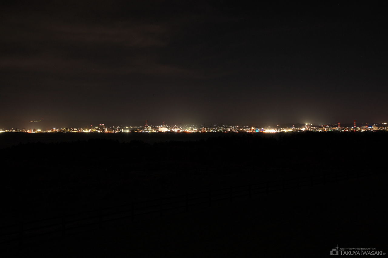 赤水展望広場の夜景スポット写真（1）