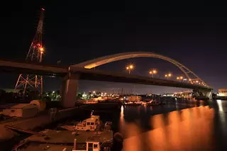 浜寺大橋の夜景