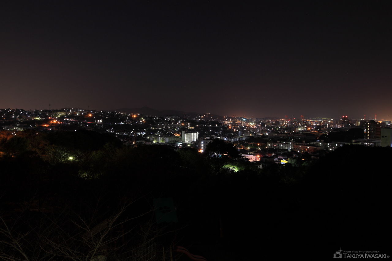 北九州市立中央公園の夜景スポット写真（1）