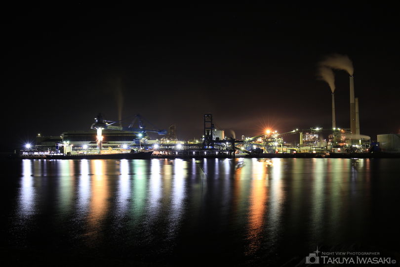 徳山港町の夜景スポット写真（1）