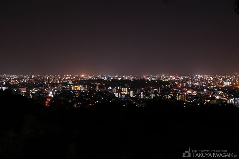 本妙寺公園の夜景スポット写真（1）