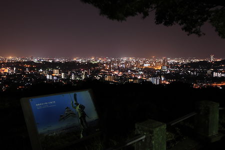 本妙寺公園の夜景スポット写真（2）class=