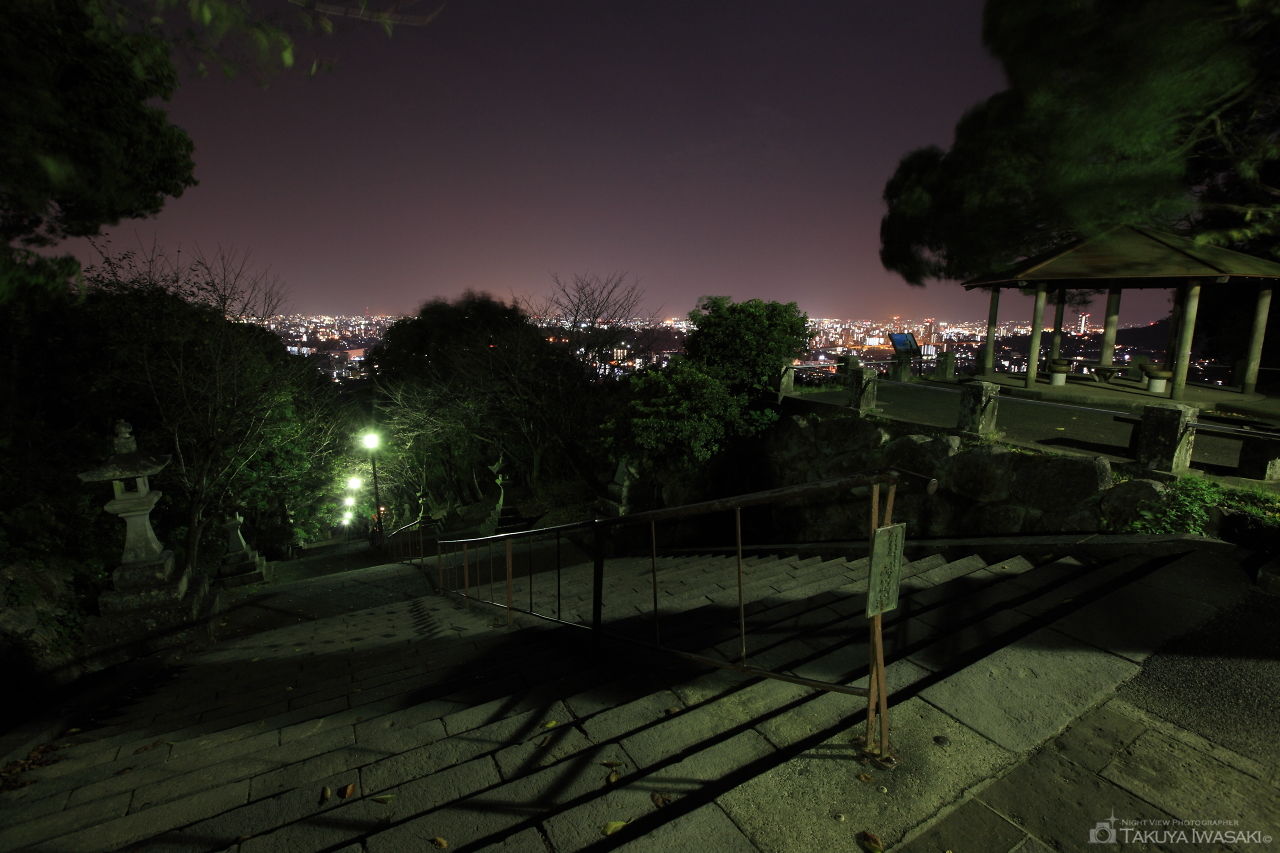 本妙寺公園の夜景スポット写真（4）