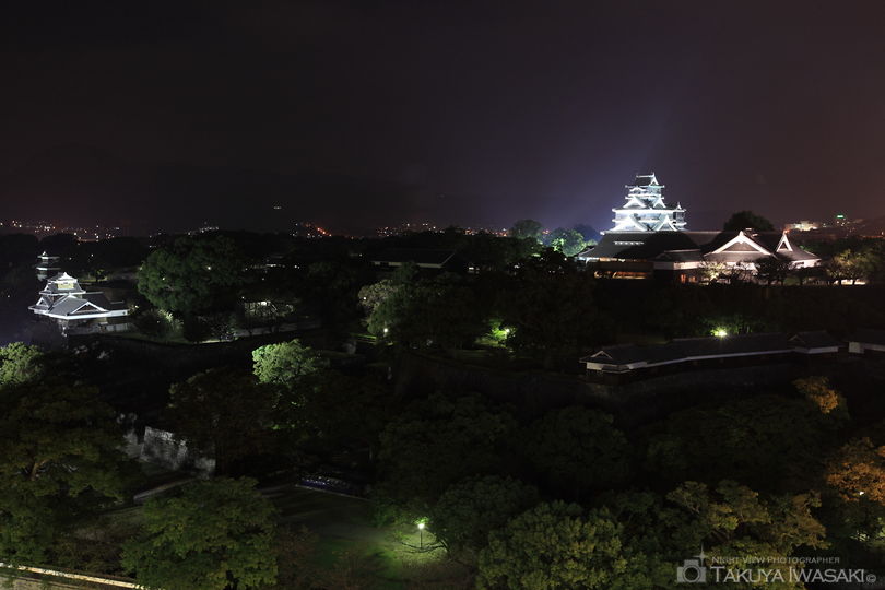 熊本市役所の夜景スポット写真（1）