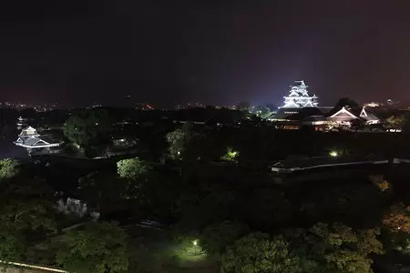 熊本市役所の夜景