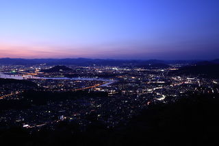 愛宕神社の夜景スポット写真（1）class=