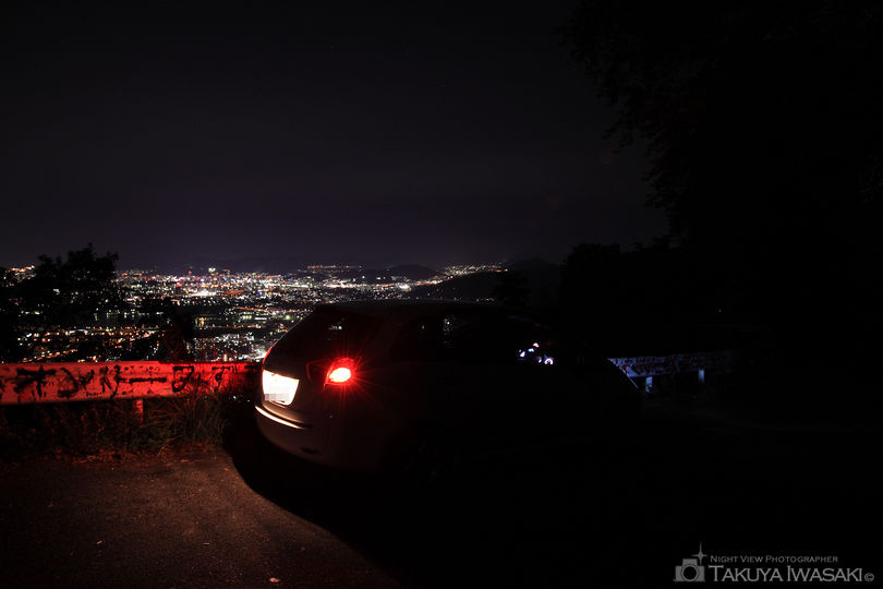 串掛林道の夜景スポット写真（3）