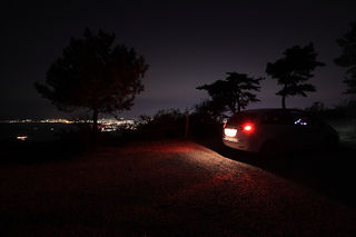 絵下山 山頂駐車場の夜景スポット写真（4）class=