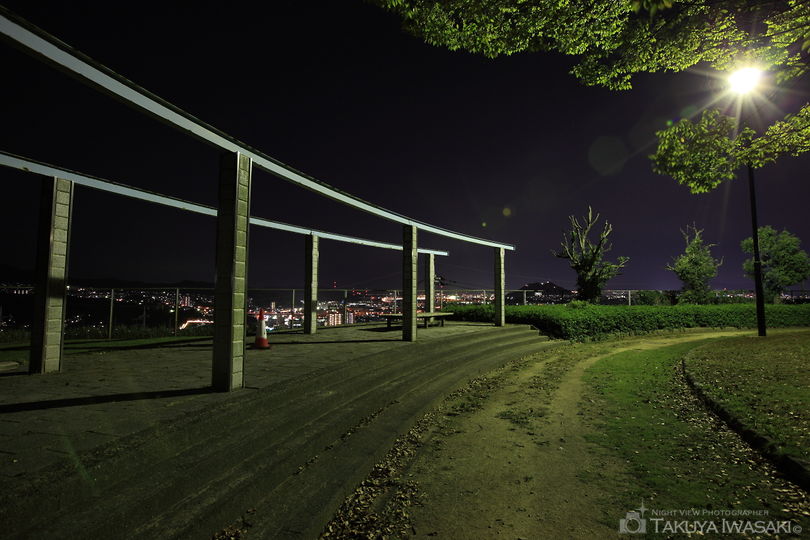 月ヶ丘公園の夜景スポット写真（4）