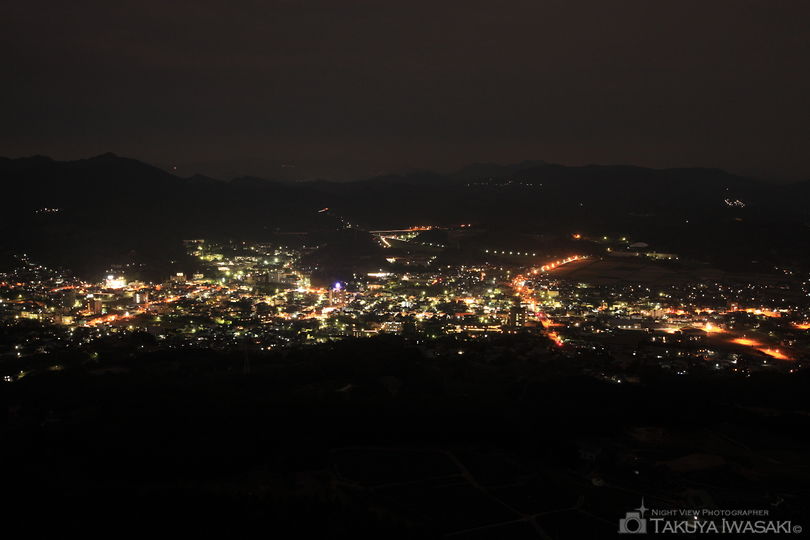 立岩展望台の夜景スポット写真（1）