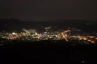 立岩展望台の夜景
