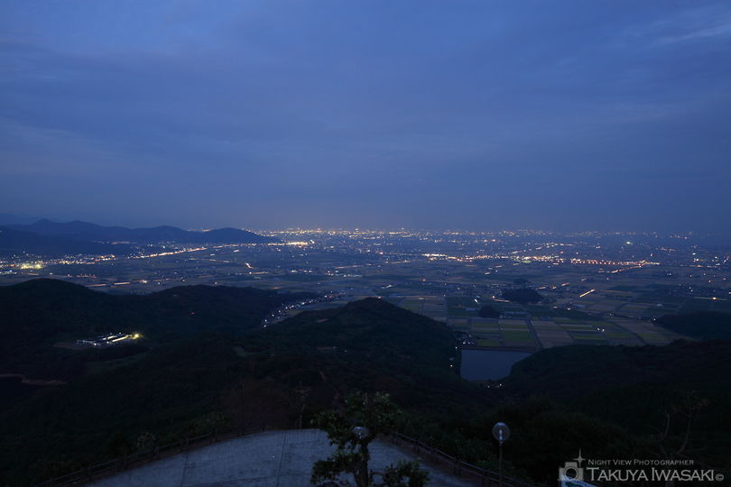 肥前犬山城の夜景スポット写真（1）