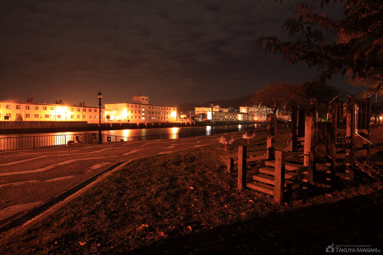 させぼシーサイドパークの夜景スポット写真（3）