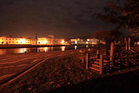 させぼシーサイドパークの夜景スポット写真（3）class=