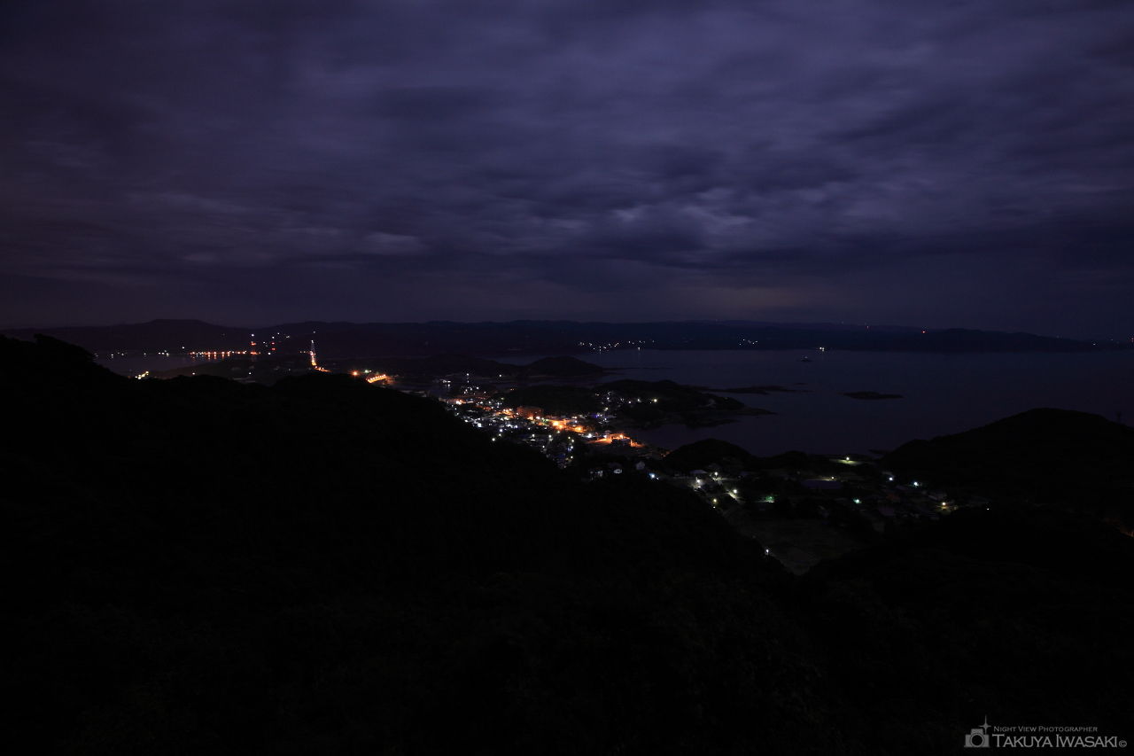百合ヶ岳公園の夜景スポット写真（1）