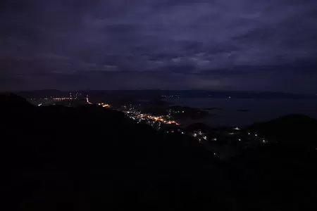 百合ヶ岳公園の夜景
