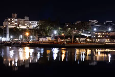 気仙沼港の夜景
