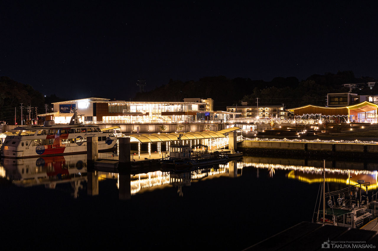 気仙沼港の夜景スポット写真（2）